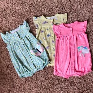 Carter’s romper trio pack